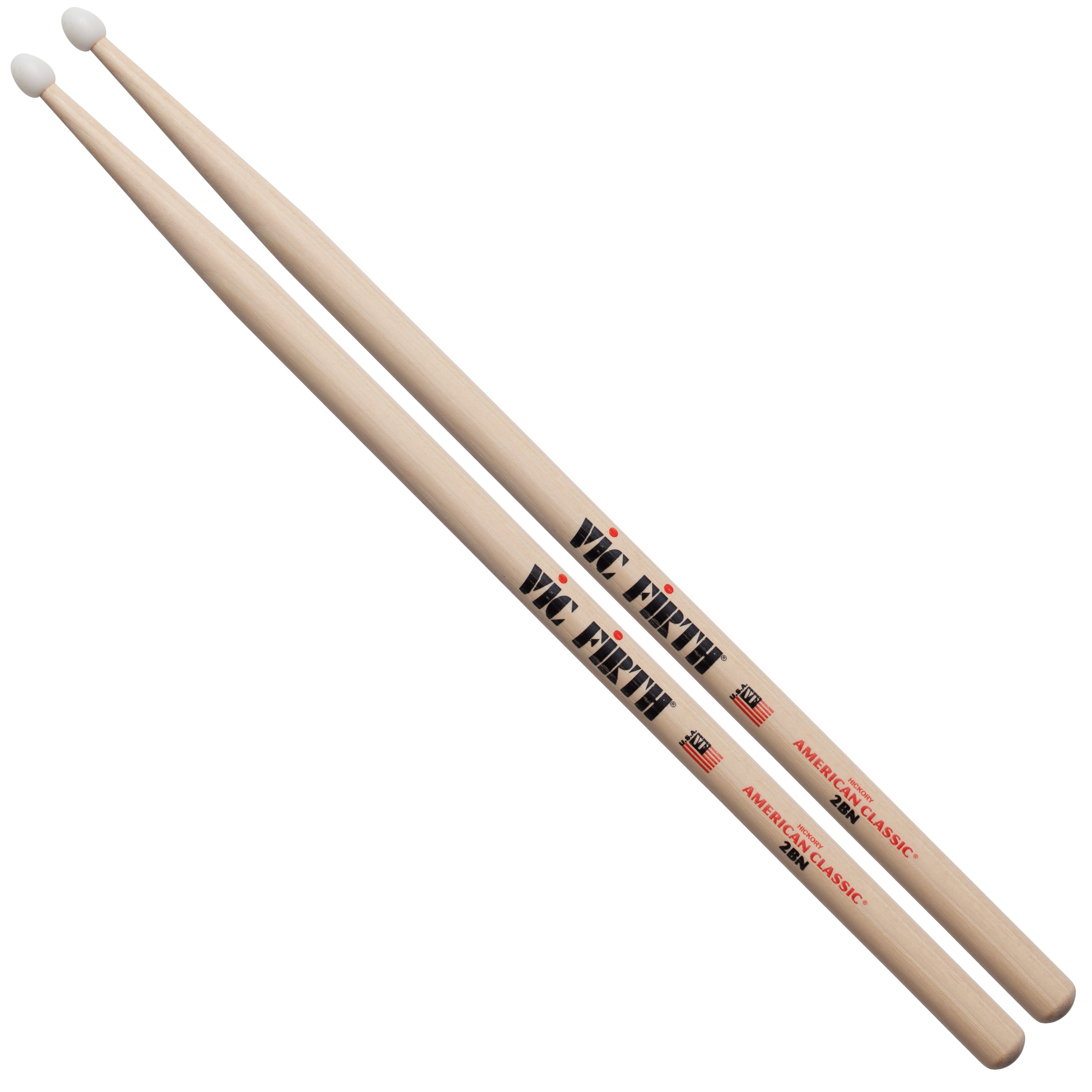 Vic Firth American Classic® 2BN Nylon Tip Drumsticks
